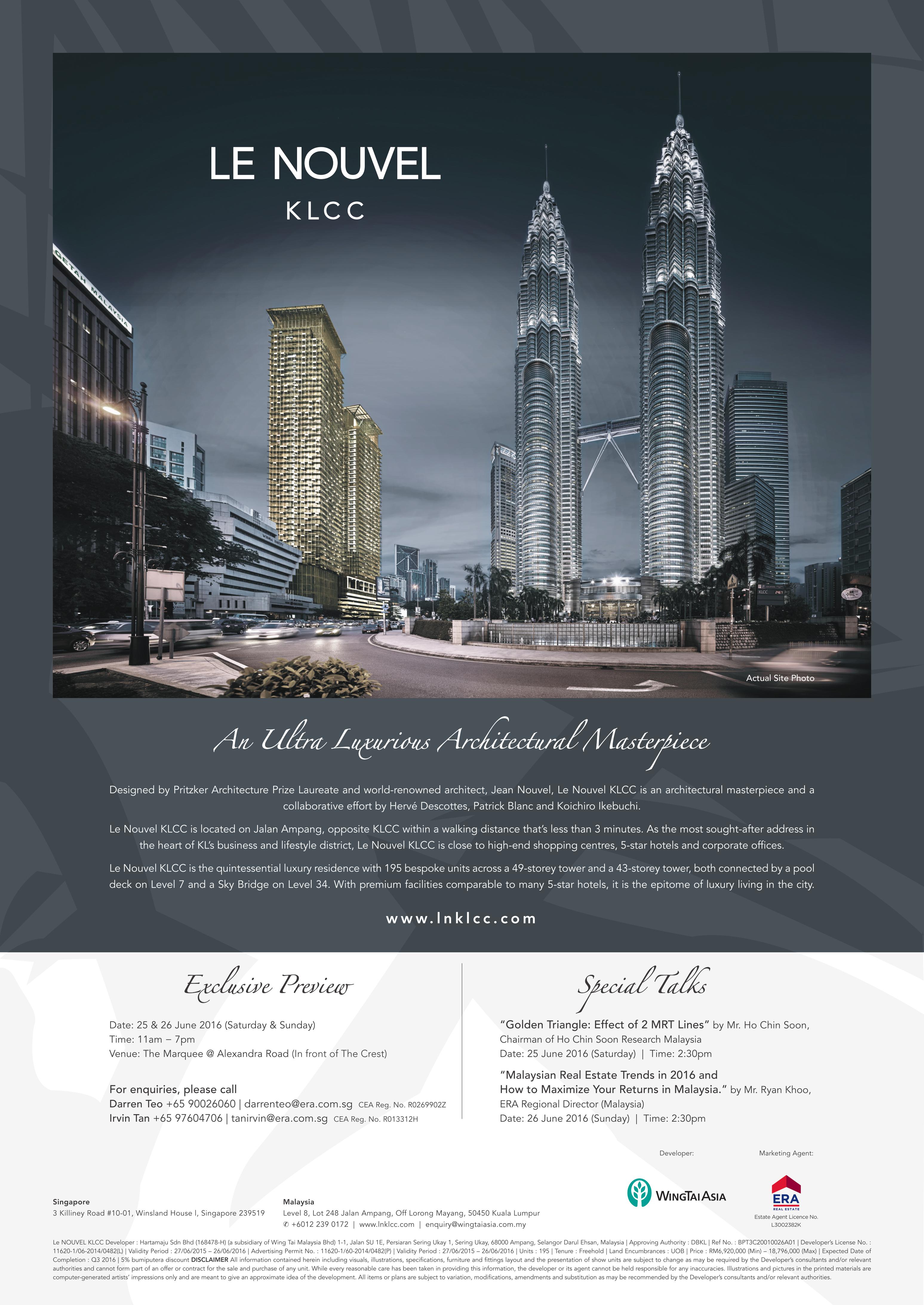 LE NOUVEL (KLCC) Exclusive Preview | EdgeProp.sg