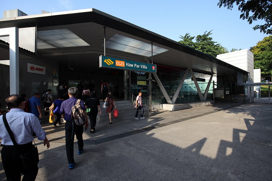 The upcoming 24 One Residences is within a five-minute walk from the Haw Par Villa MRT station