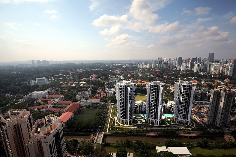 The 360-degree vista of the skyline found at the roof level is accessible to all residents