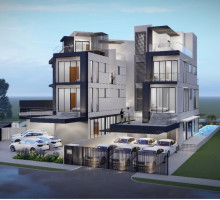Sevens Group has sold the detached home (above right) at The Beachfront Collection, leaving just one unit at the project left for sale