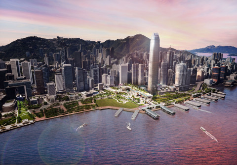 Artist's impression of the New Central Harbour development (Picture: Henderson Land)