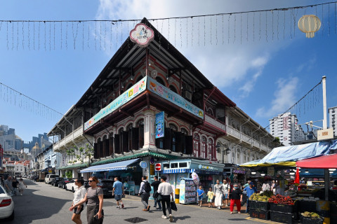 Prime corner unit with dual frontage along Trengganu and Temple Street. (Picture: Albert Chua/The Edge Property)