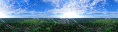 The upcoming Springleaf Residence is nestled in a sea of green. (Image: GuocoLand)